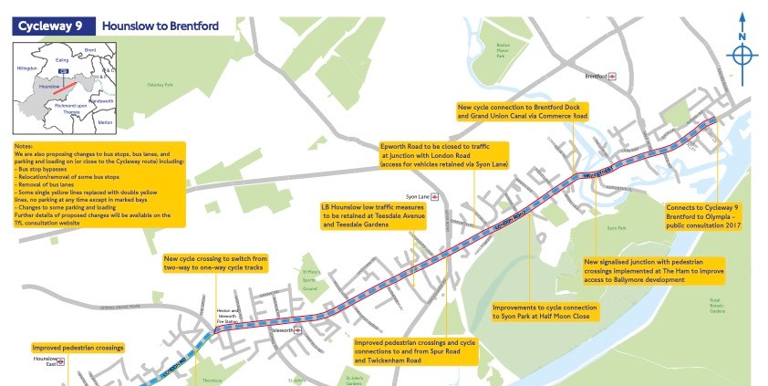 TfL seeking views on plans for new Cycleway 9 extension