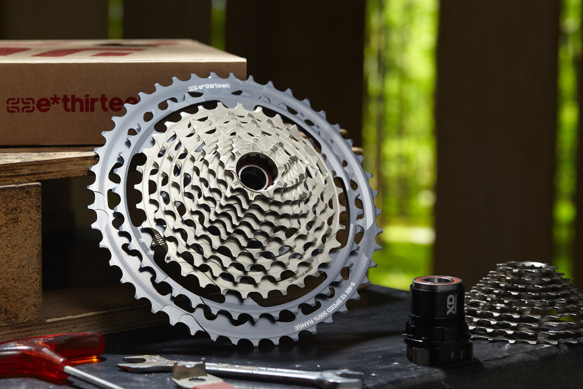 The Helix Race 12 Speed 9 45T cassette E*thirteen launches Helix Race 107 BCD chainring to 'elevate gravel and road cycling'