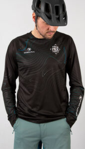Trash Free Trails Jersey Front Endura partners with Trash Free Trails