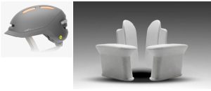 UNIT 1 rain plug in and out of helmet Unit 1 showcase winter riding optimised helmet options