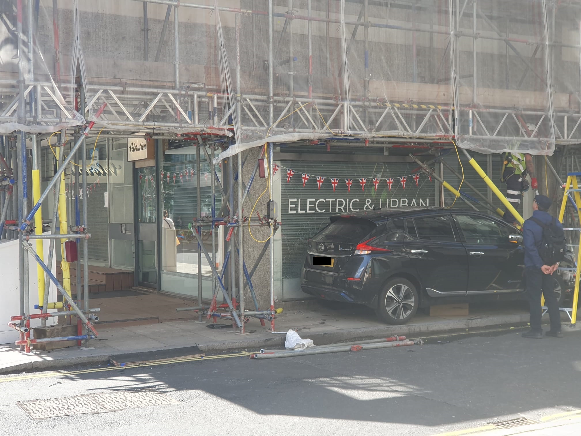 Vehicle crashes into Velorution store, the second in less than six weeks