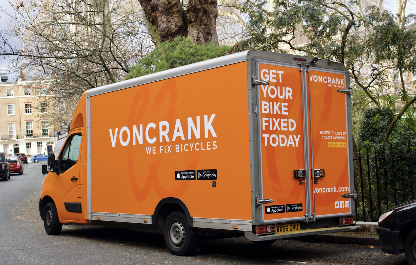 Mobile bicycle repair app Voncrank expands for 2019 with more mechanics and new van
