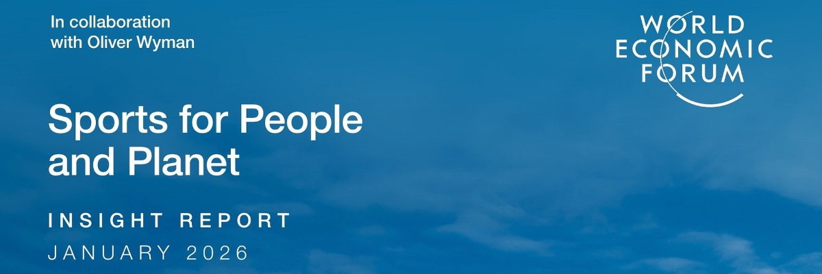 New World Economic Forum report positions physical activity as critical driver of economic resilience for the $2.3 trillion sports economy