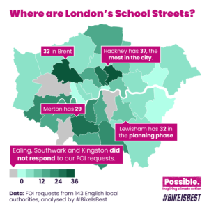 Where are Londons School Streets Just 36% of local authorities have School Streets in place, new data shows