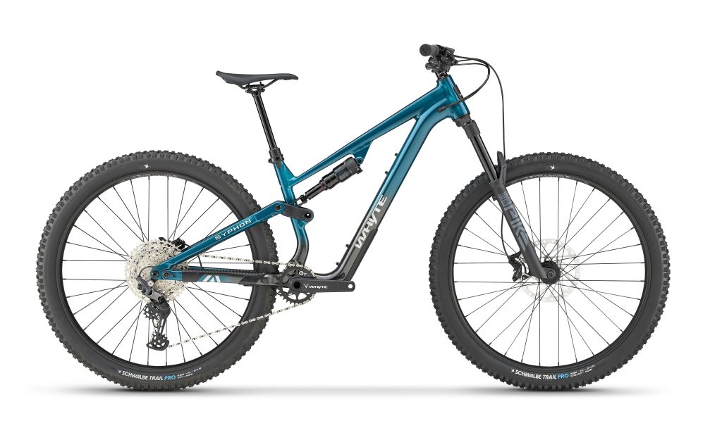 Whyte Bikes Syphon S Aquamarine Side On 140mm Whyte ‘triples-down’ on all-new full-suspension bikes