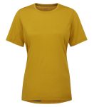 Womens Cinder Crimp Tee Sahara QCB 96 SAH Rab expands Cinder collection for SS24