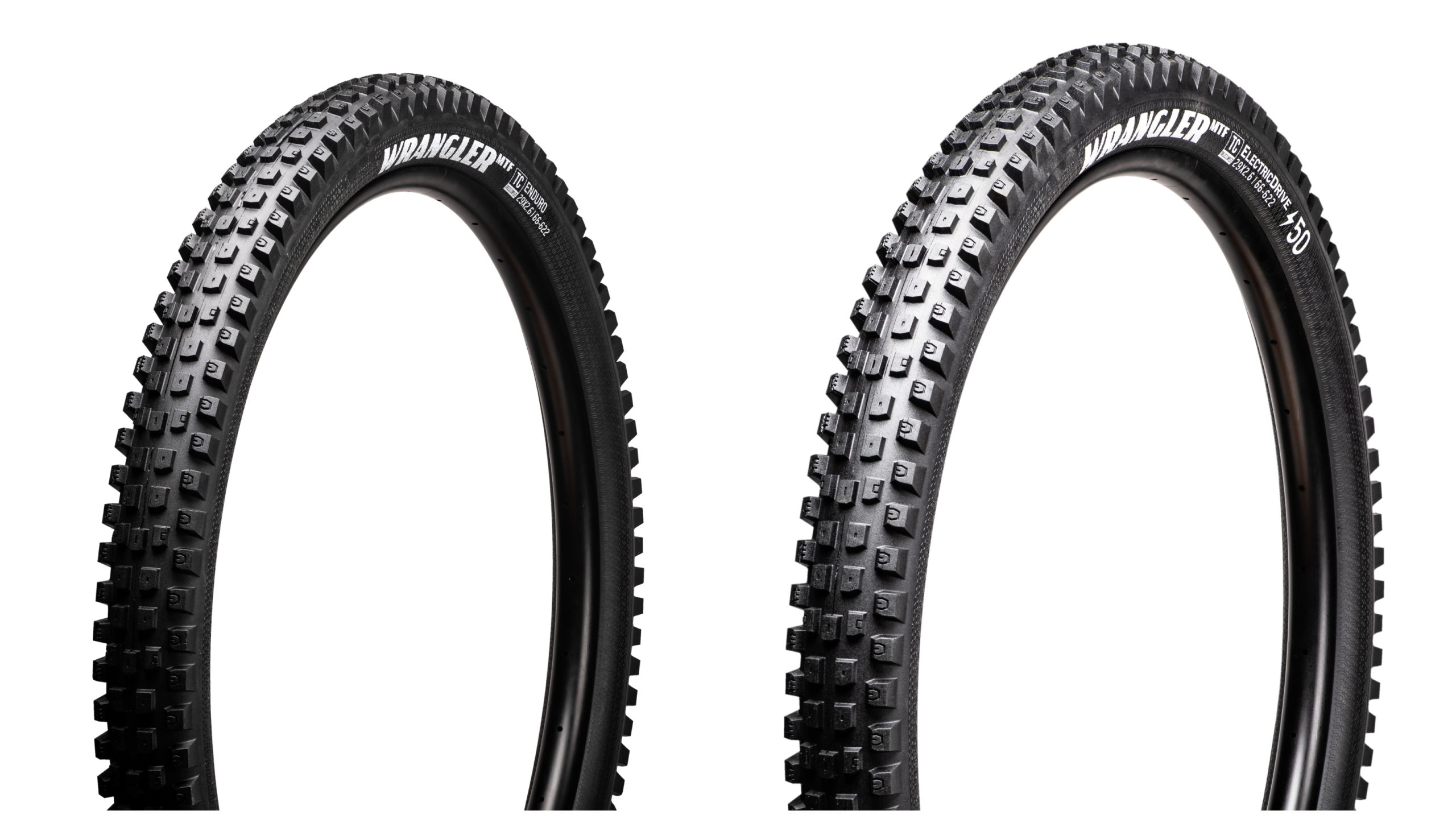 Wrangler side by side scaled Goodyear unveils motocross-inspired Wrangler MTB tyres
