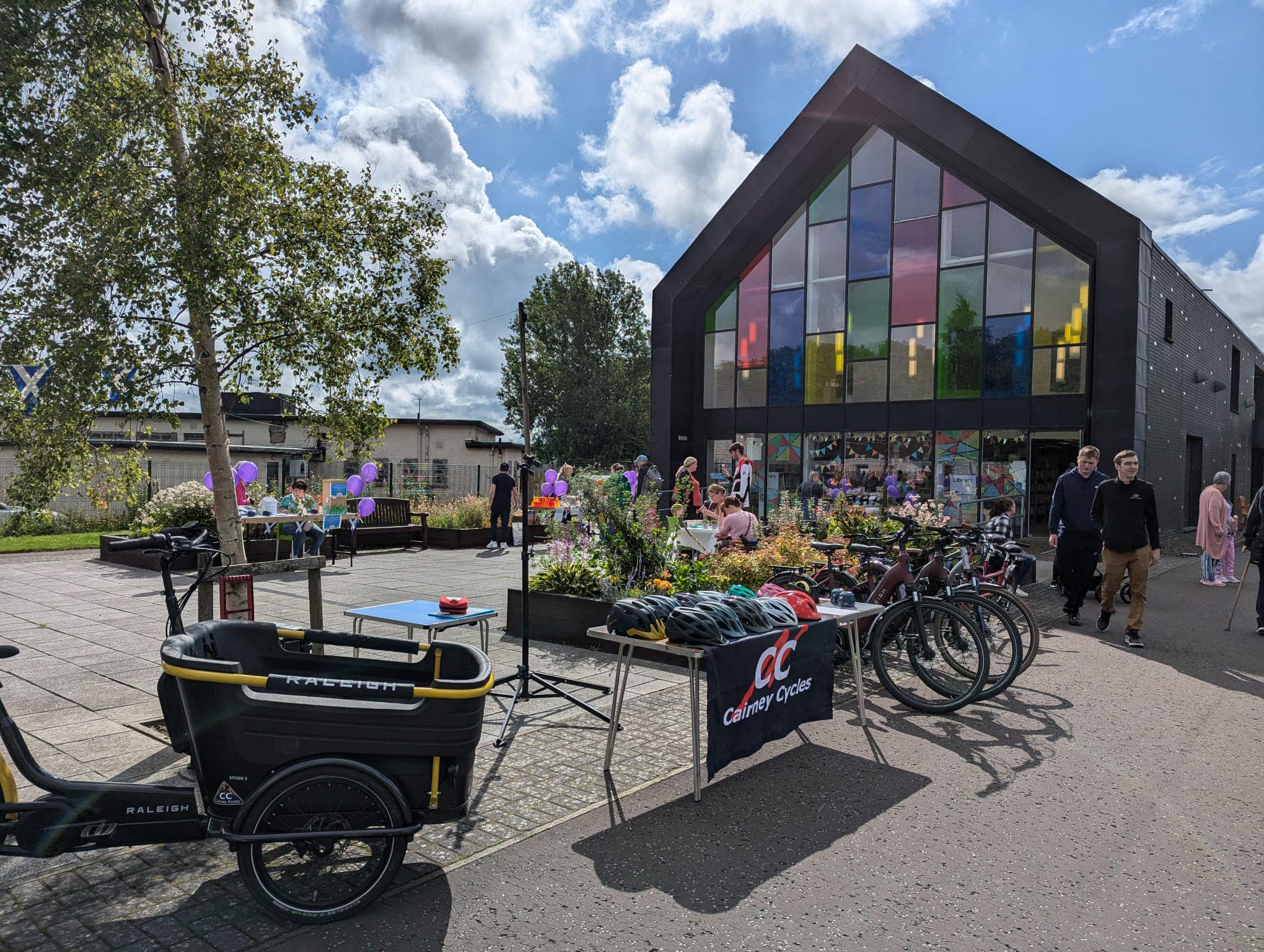 cairney cycles external shot with bikes outside