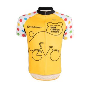 cinjerseyfront.210553 Cycle Surgery launches BBC Children in Need jersey