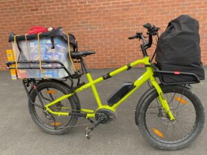 fully loaded Max Bikes Cycle Couriers launches in Shrewsbury