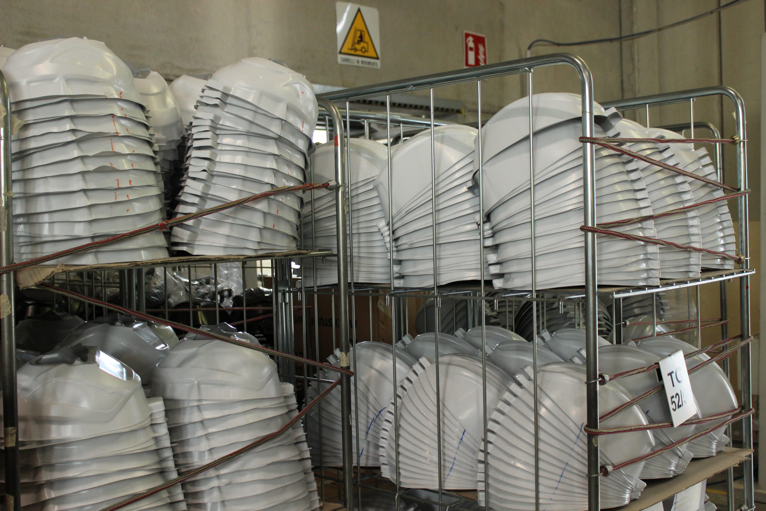 helmet shells scaled Behind ‘Made in Italy’: How ABUS Road Helmets are Made