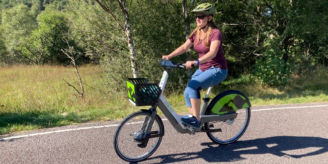 Inverness e-bike share scheme Hi-Bike launches