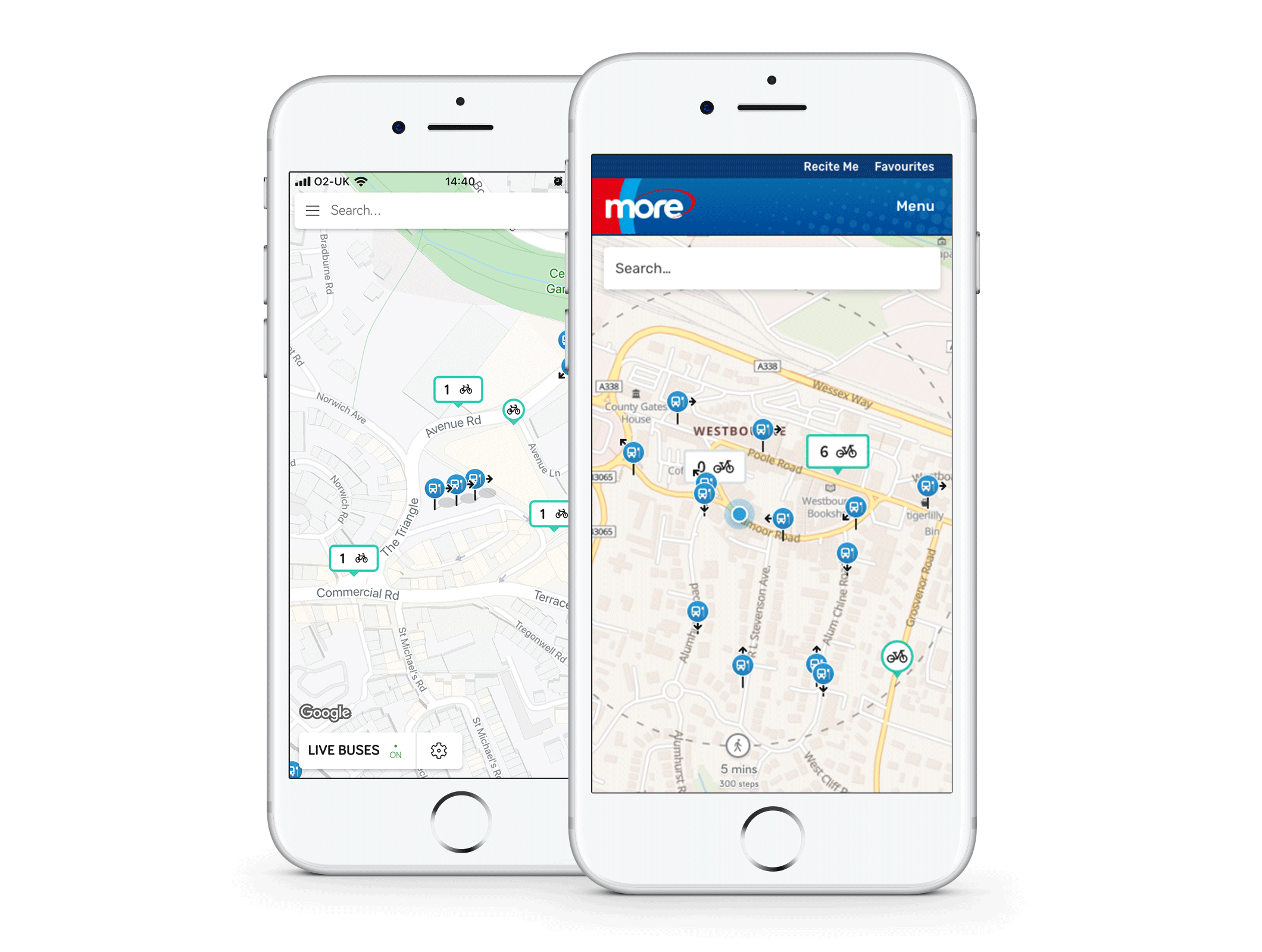 Beryl bikes and bays now available alongside bus information