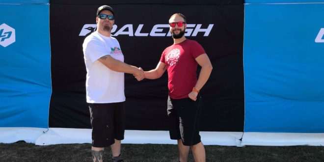 raleigh and fibrax kenny wilson and ellis blackman Fibrax confirms Raleigh as core UK stockist