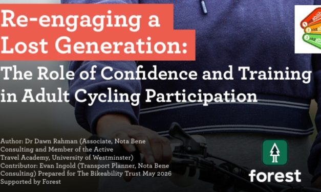 Report: The Role of Confidence and Training in Adult Cycling Participation