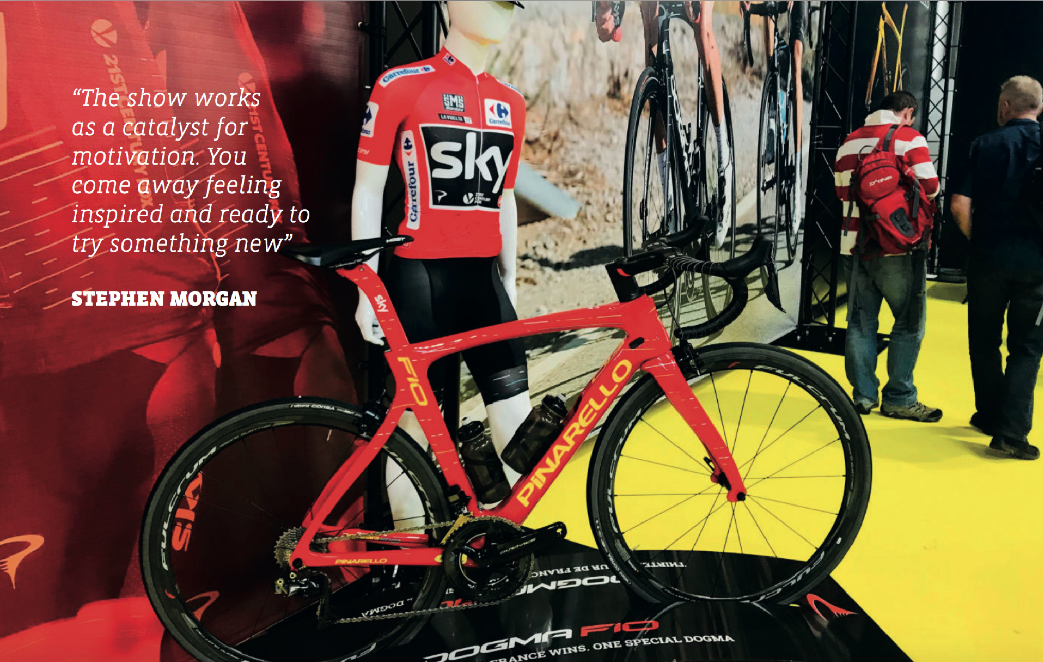 What do you look for in a cycling industry event?