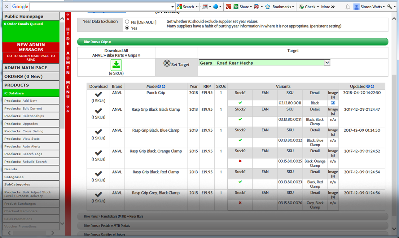 i-Bikeshop seeks more supplier data for live online stock populator
