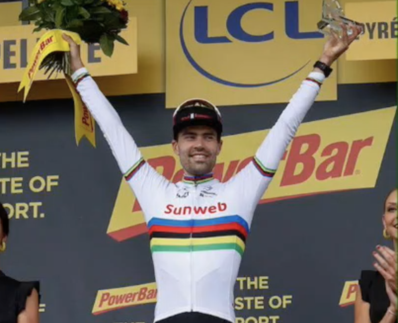 Etxeondo makes and delivers Tour de France skinsuit for Tom Dumoulin in three hours
