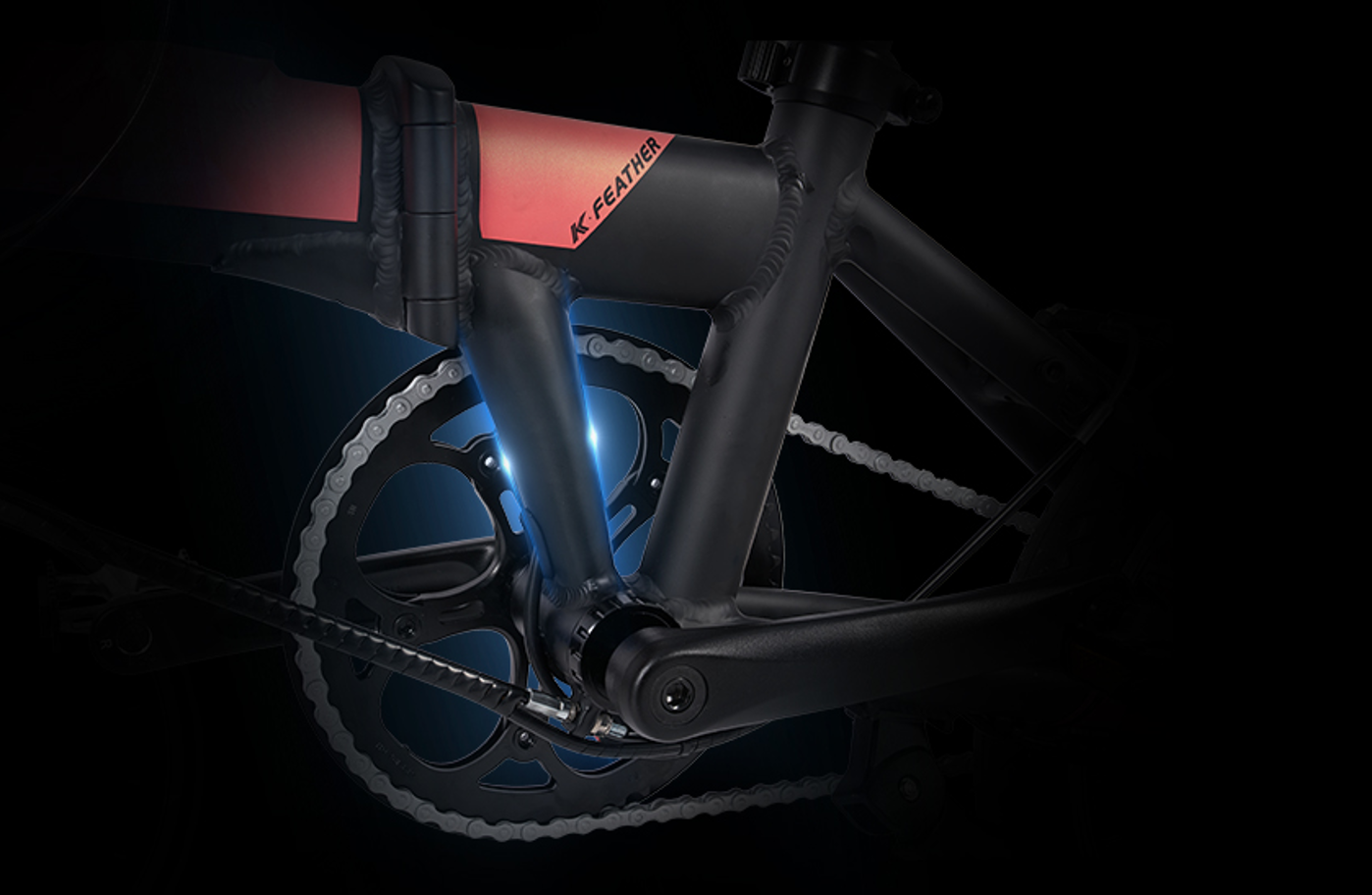 super downtube DAHON K-Feather: Redefining Minimalist Electric Mobility