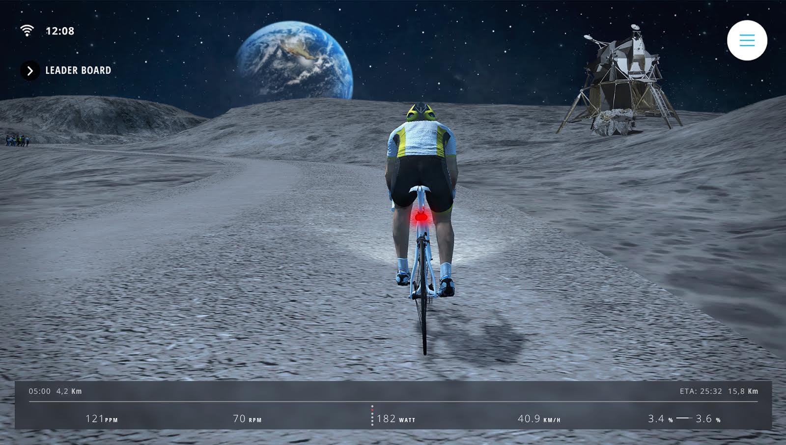 Bkool creates lunar training ride