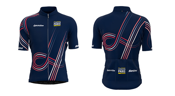 Santini and Hotchillee launch partnership with commemorative London-Paris by Tour de France jersey